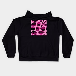 Pink sushi Kids Hoodie